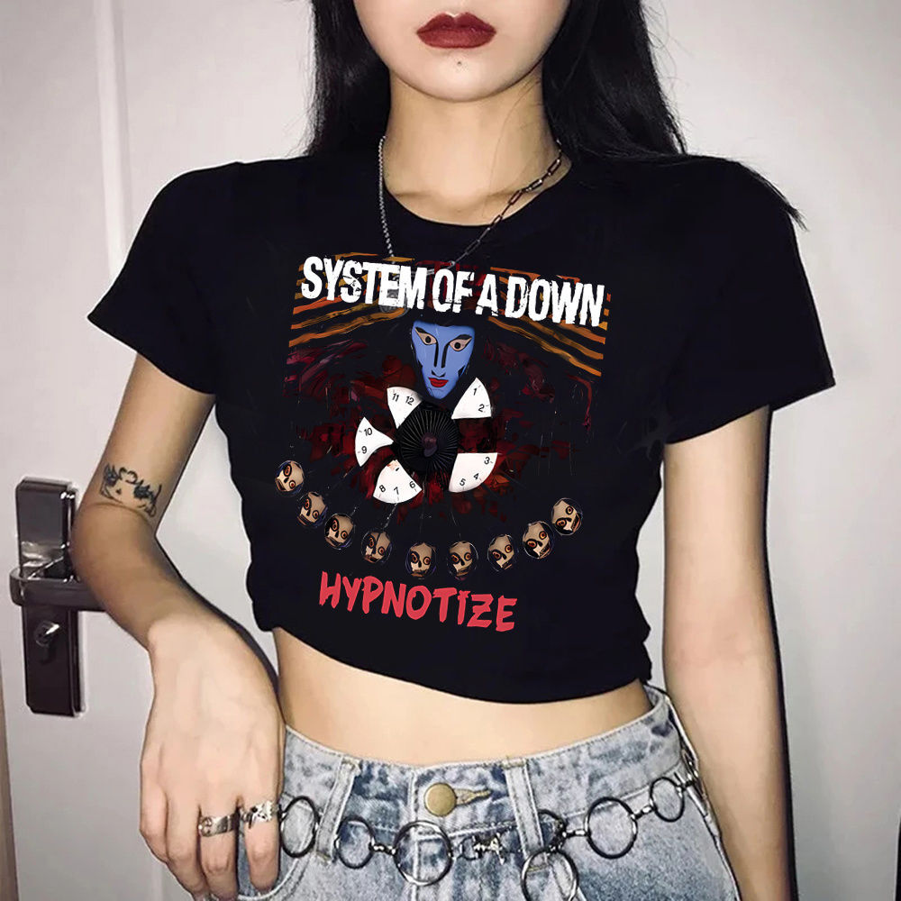 Summer Grunge Clothing - Koszulka System of a Down crop