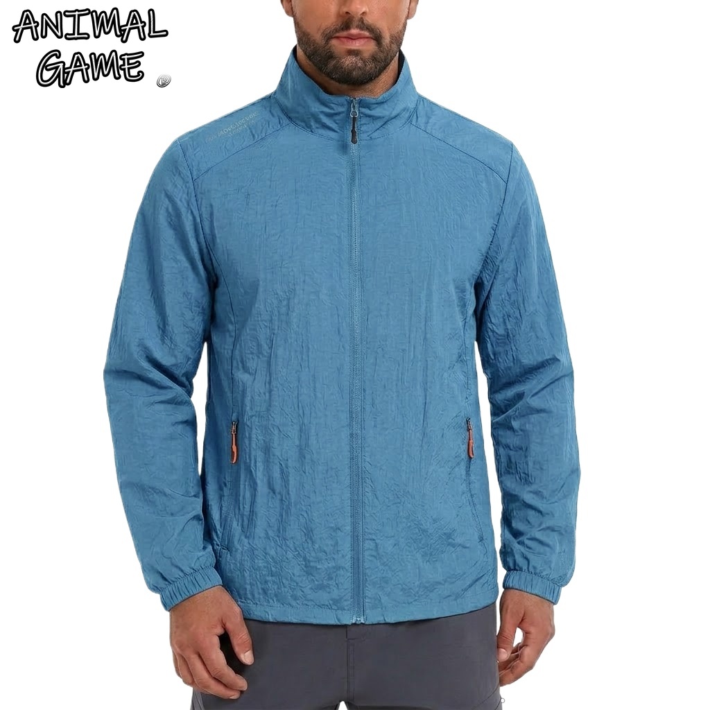 Summer Games Clothing - Męskie kurtki przeciwsłoneczne UPF50+ oddychające, sportowe,