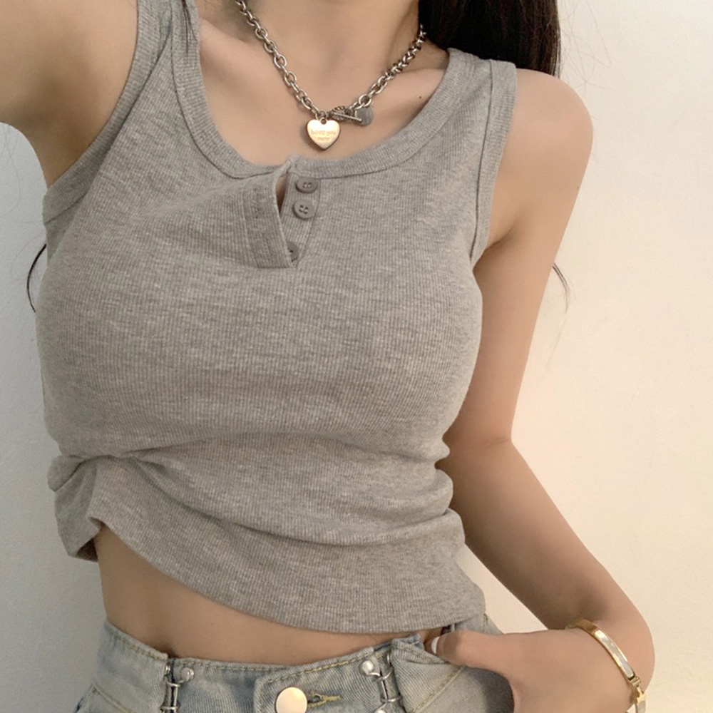 Summer Zara - Tank top dla kobiet prążkowana bluzka