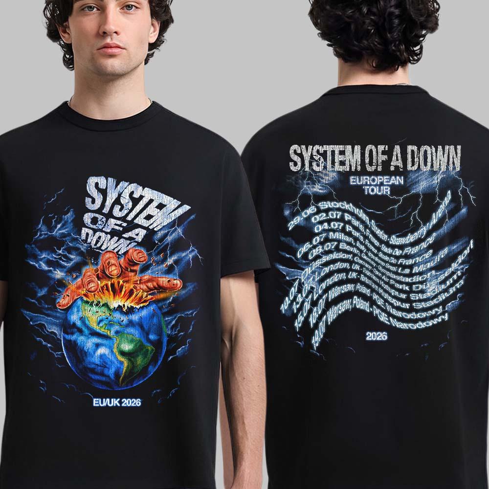 Womens Summer Clothing Uk - Koszulka System of A Down European