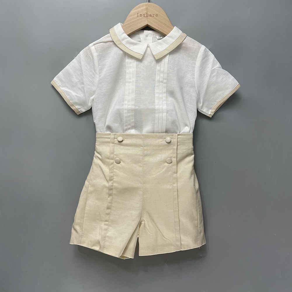 Summer Clothing In Spanish - 2 sztuk dzieci Boutique odzież chłopiec