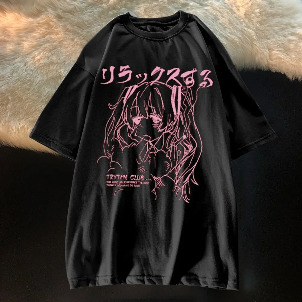 Summer Grunge Clothing - Koszulki damskie Y2k Japanese Harajuku Kawaii