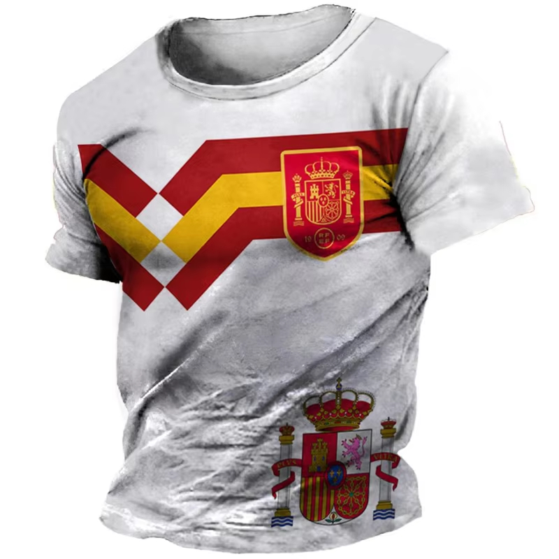Koszulka męska z nadrukiem 3D  – Summer Clothing In Spanish recenzja i cena