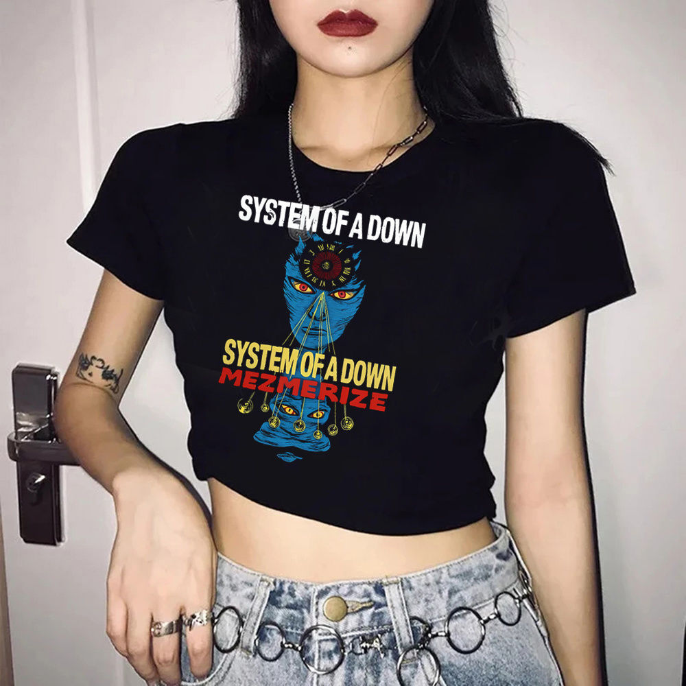 Koszulka System of a Down crop – Summer Grunge Clothing recenzja i cena