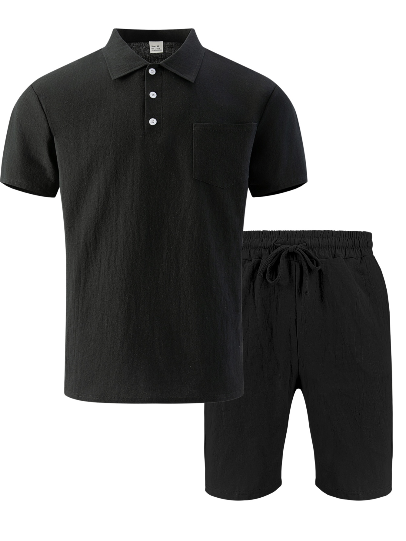 Męski teksturowany lniany zest – Linen Shorts Men recenzja i cena