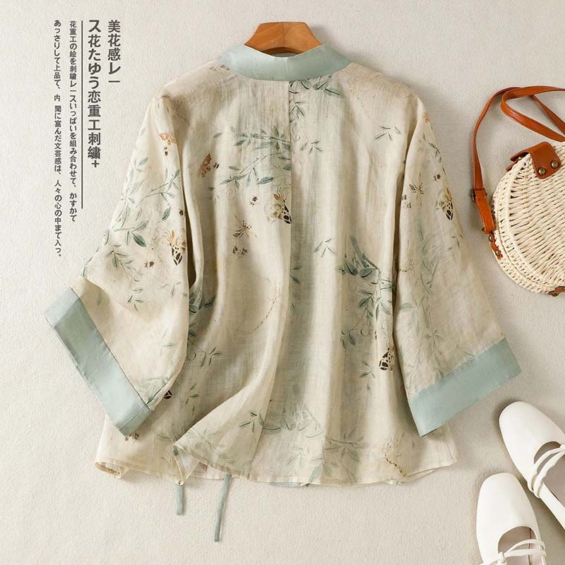 Krótki kardigan kimono z kwiat – Summer Clothing Wraps recenzja i cena