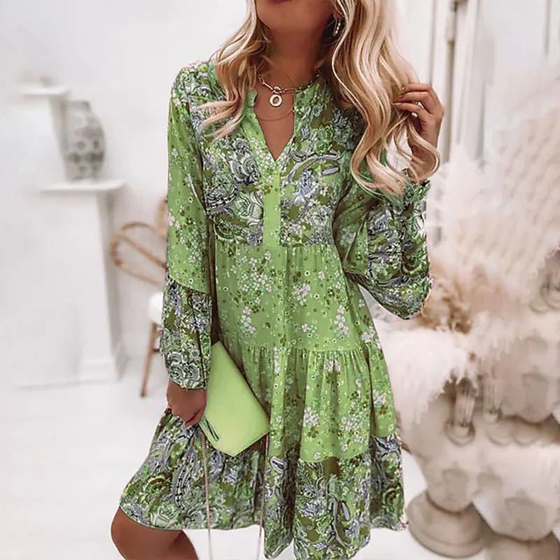 Casual Floral Print Dresses Fo – Summer Zara recenzja i cena