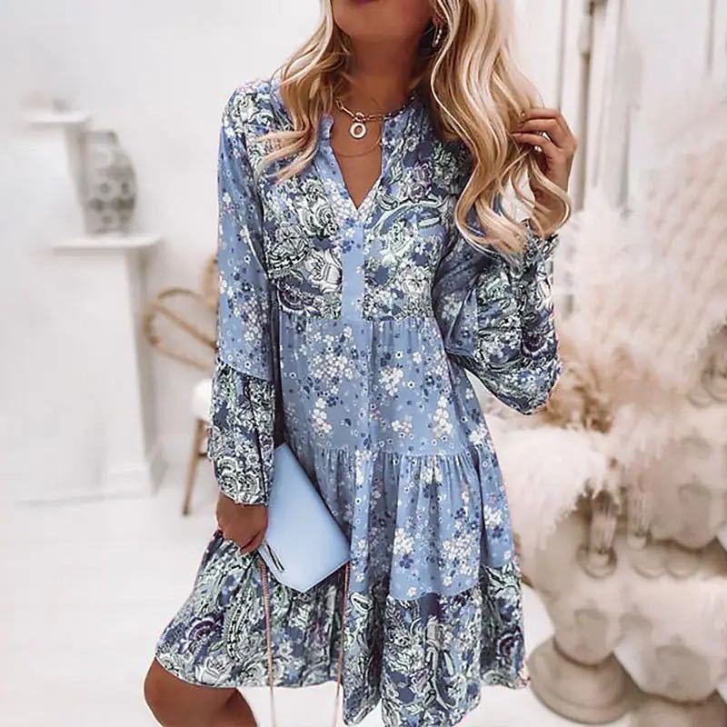 Casual Floral Print Dresses Fo – Summer Zara recenzja i cena