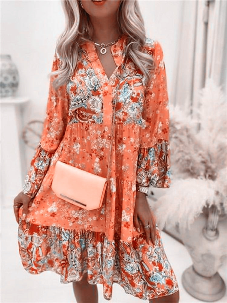 Casual Floral Print Dresses Fo – Summer Zara recenzja i cena