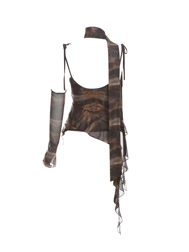 Grunge Crop Tops Harajuku Tank – Summer Grunge Clothing recenzja i cena