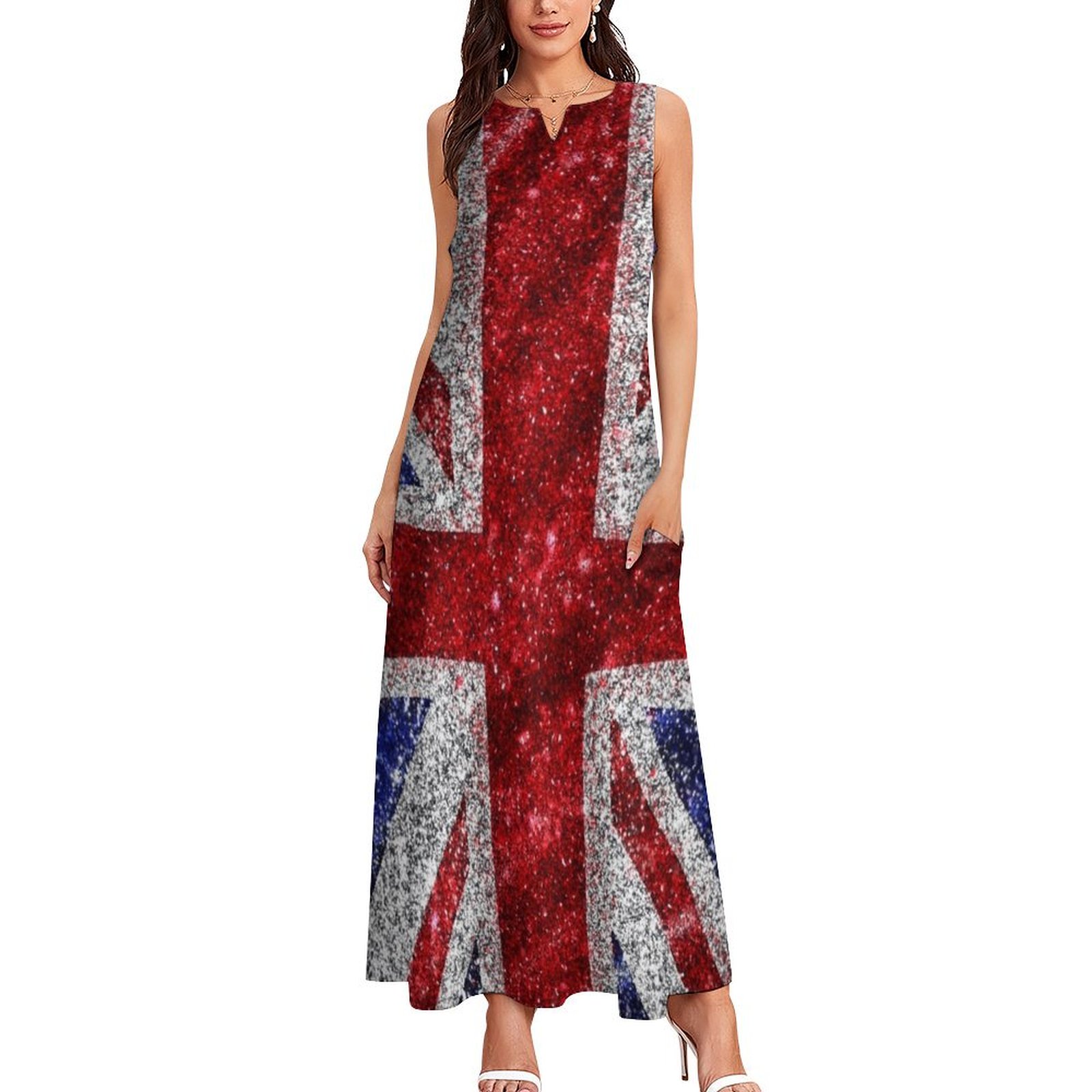 Faux Glitter Union Jack Flag U – Womens Summer Clothing Uk recenzja i cena