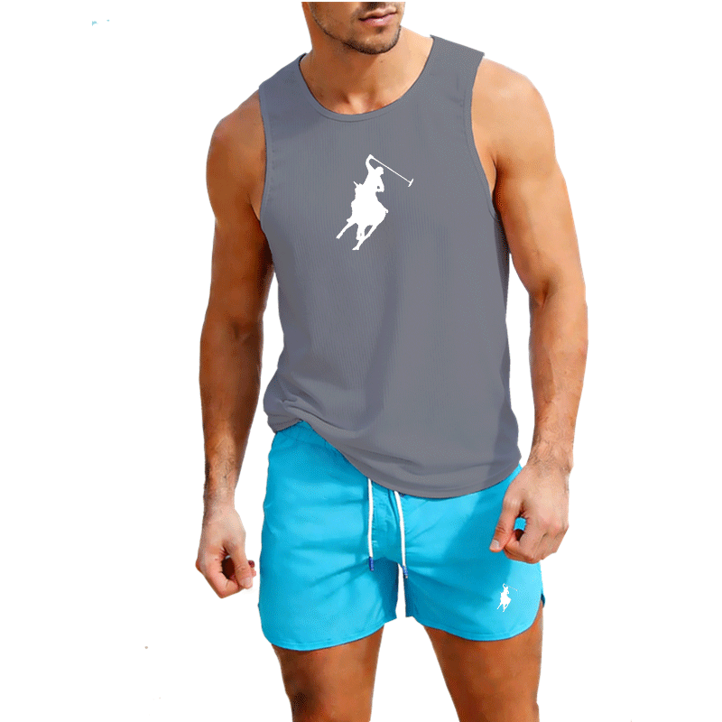 Męski letni zestaw: kamizelka  – Summer Clothing Us recenzja i cena