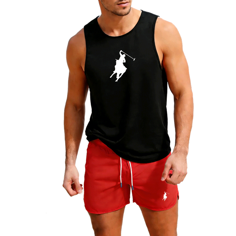 Męski letni zestaw: kamizelka  – Summer Clothing Us recenzja i cena