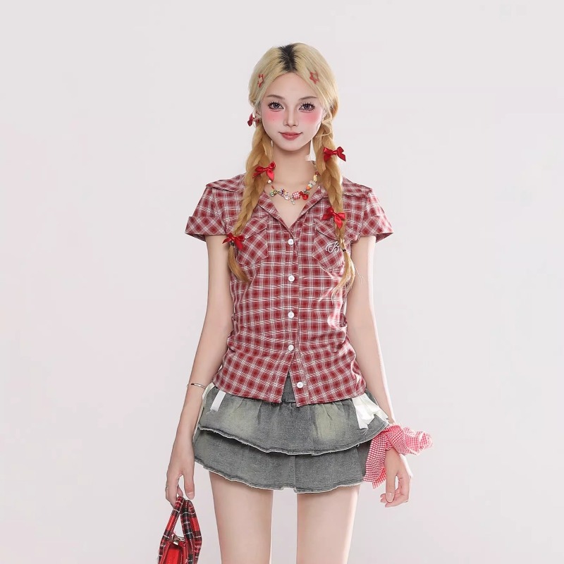 Koszula w kratę w stylu Haraju – Summer Grunge Clothing recenzja i cena
