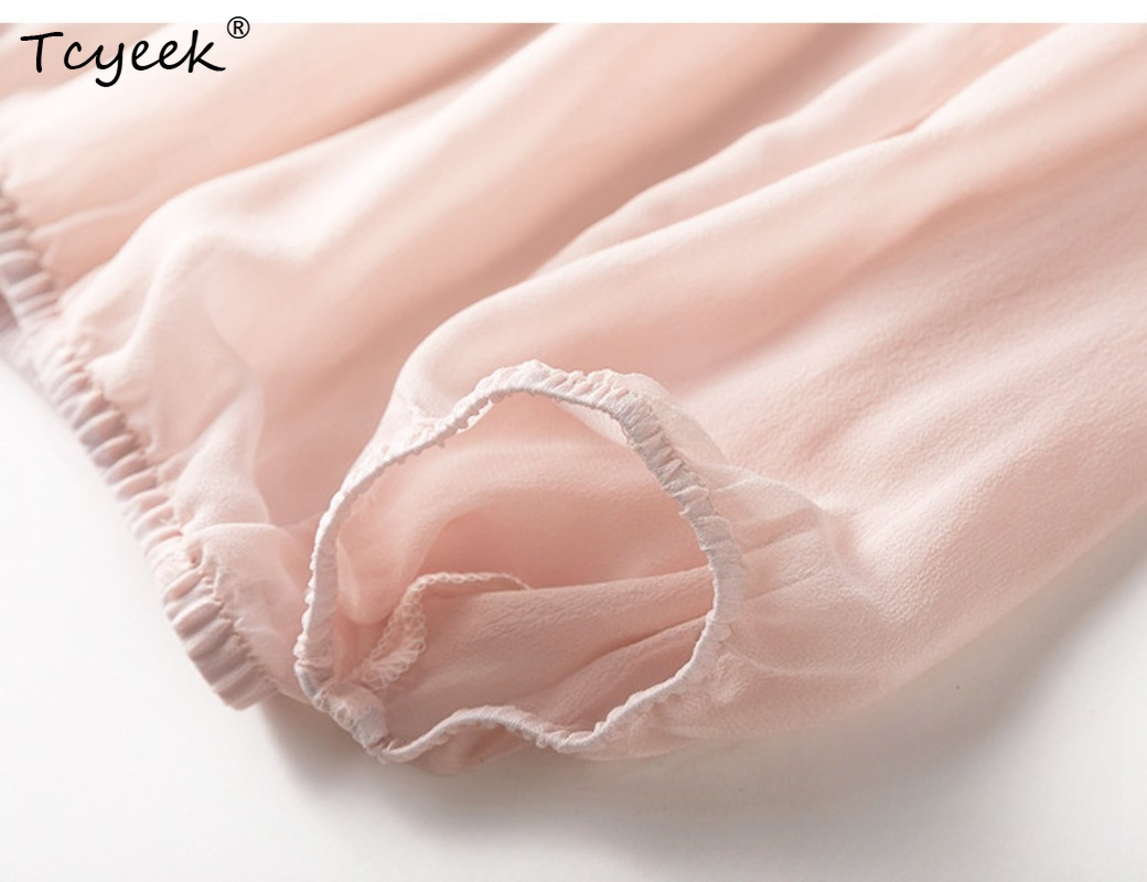 Tcyeek 100% Jedwab Morwowy Dam – Summer Clothing Us recenzja i cena