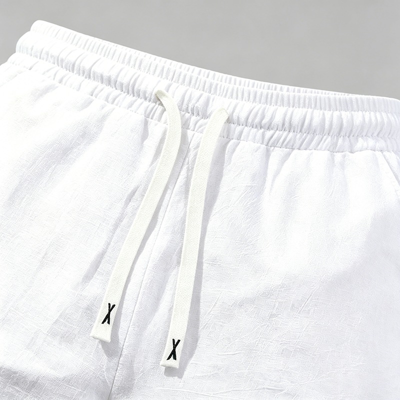 Męskie lniane szorty cargo z m – Linen Shorts Men recenzja i cena