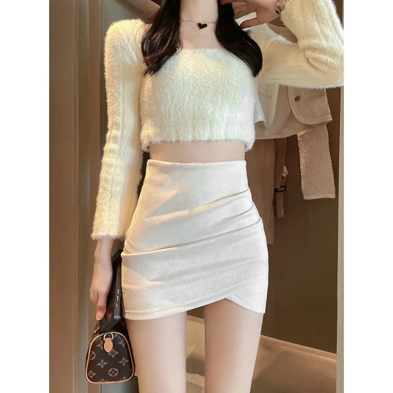 Koreańska modna Mini spódniczk – Summer Clothing Wraps recenzja i cena
