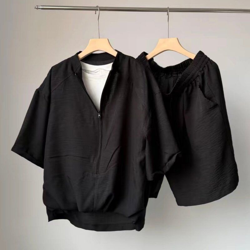 Męskie letnie komplety w stylu – Linen Shorts Men recenzja i cena