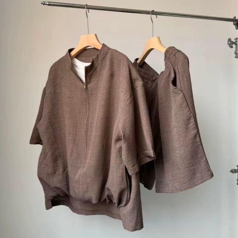 Męskie letnie komplety w stylu – Linen Shorts Men recenzja i cena