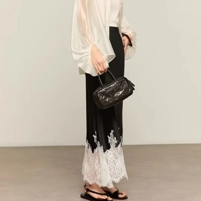 Spódnica midi z koronkowym wyk – Summer Clothing Wraps recenzja i cena