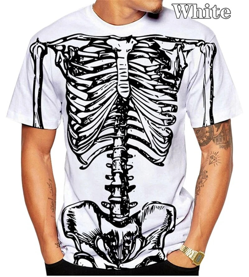 Czaszka z horroru koszulka ze  – Summer Rays Clothing recenzja i cena