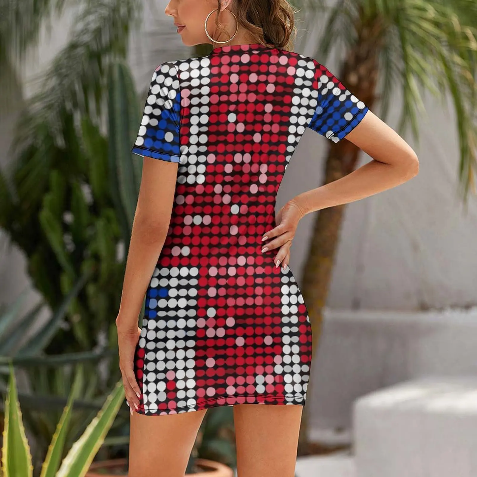 Sukienka z cekinami z motywem  – Womens Summer Clothing Uk recenzja i cena