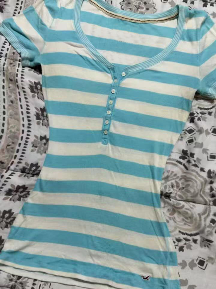 Koszulka Stripe Blue Aesthetic – Summer Grunge Clothing recenzja i cena